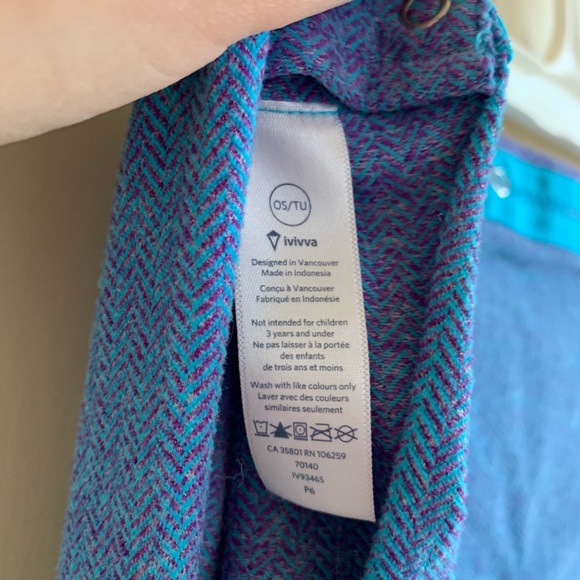 IVIVVA by lululemon purple snap scarf - Picture 12 of 13